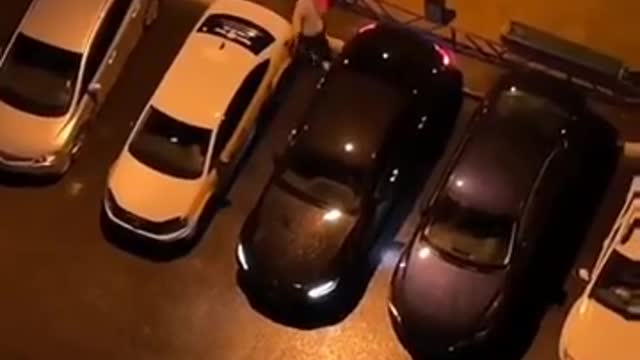 Try not to laught!🤣 Prank with car😅