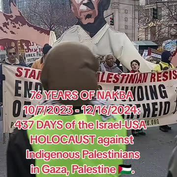 437 DAYS of the Israel-USA HOLOCAUST against Indigenous Palestinians in Gaza.