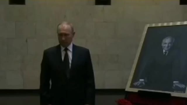 President Putin paid his respects to late Gorbachev.