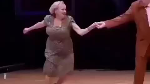 Old couple awesome dance performance