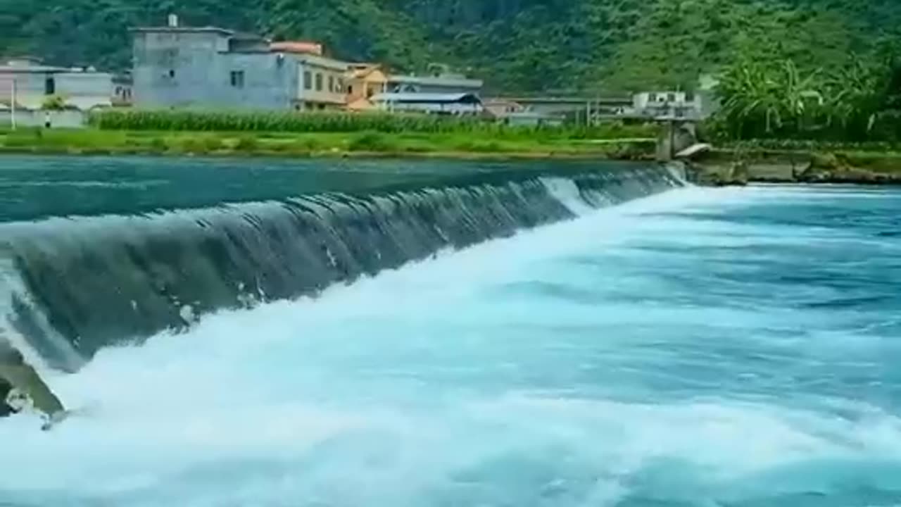 The beauty of rolling water