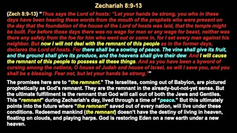 366 Zechariah Chapters 8 & 9