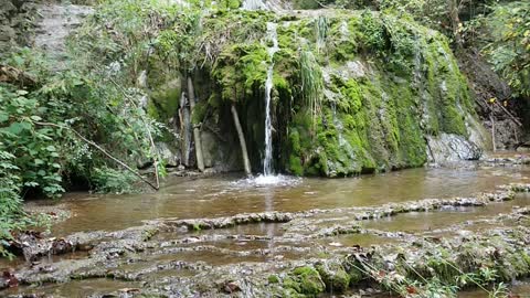 Waterfall and stream