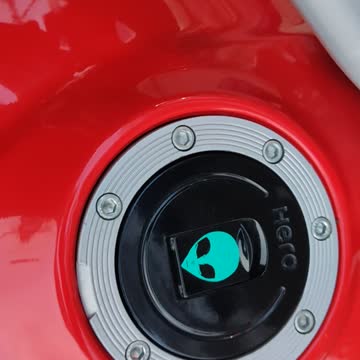 Bike Petrol tank ALIEN 👽Sticker