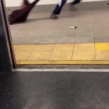 WTF is Going on in NY? Man Dragged in Subway!
