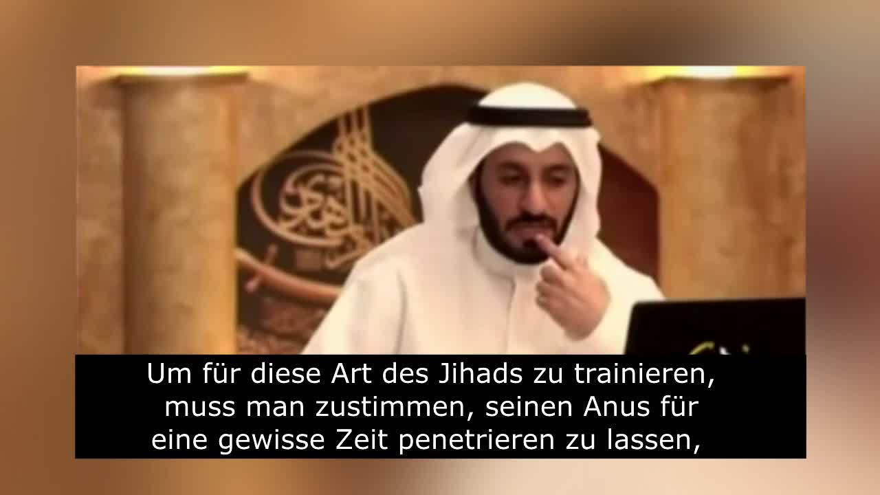 Fatwa erlaubt Anus-Verbreiterung durch Analverkehr für den Jihad!