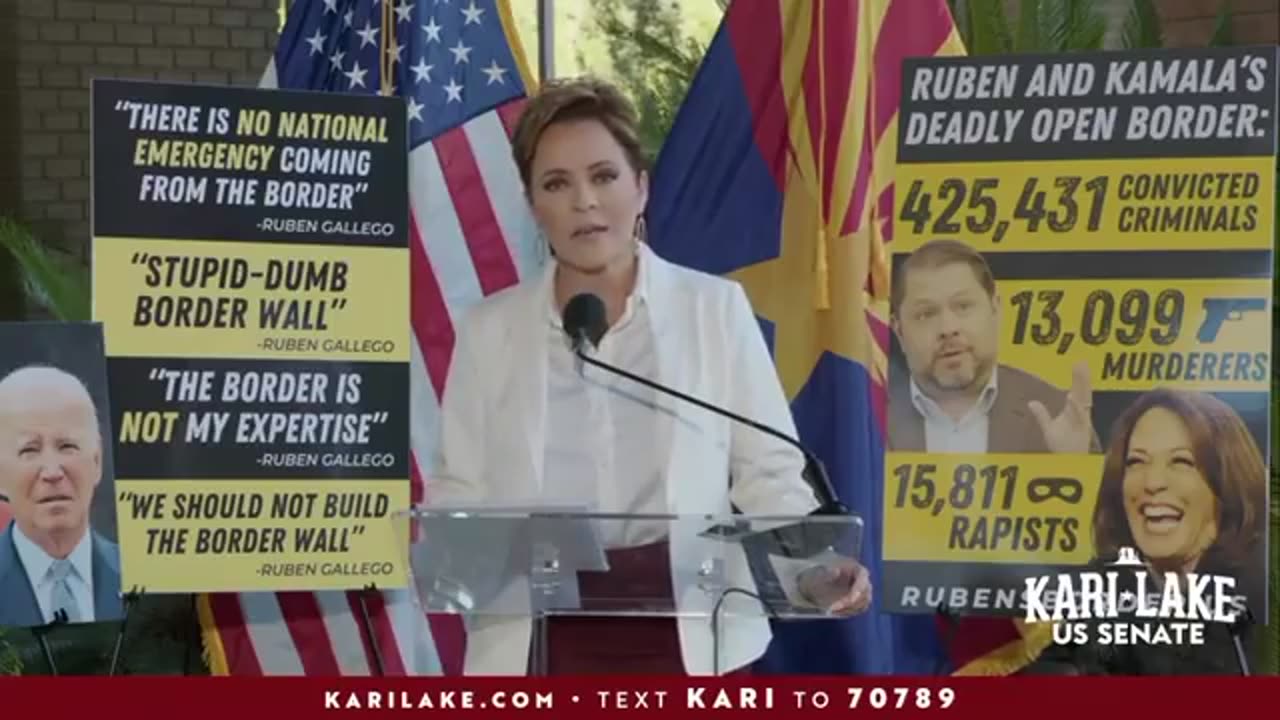 Kari Lake responds to Kamala Harris’ border photo op