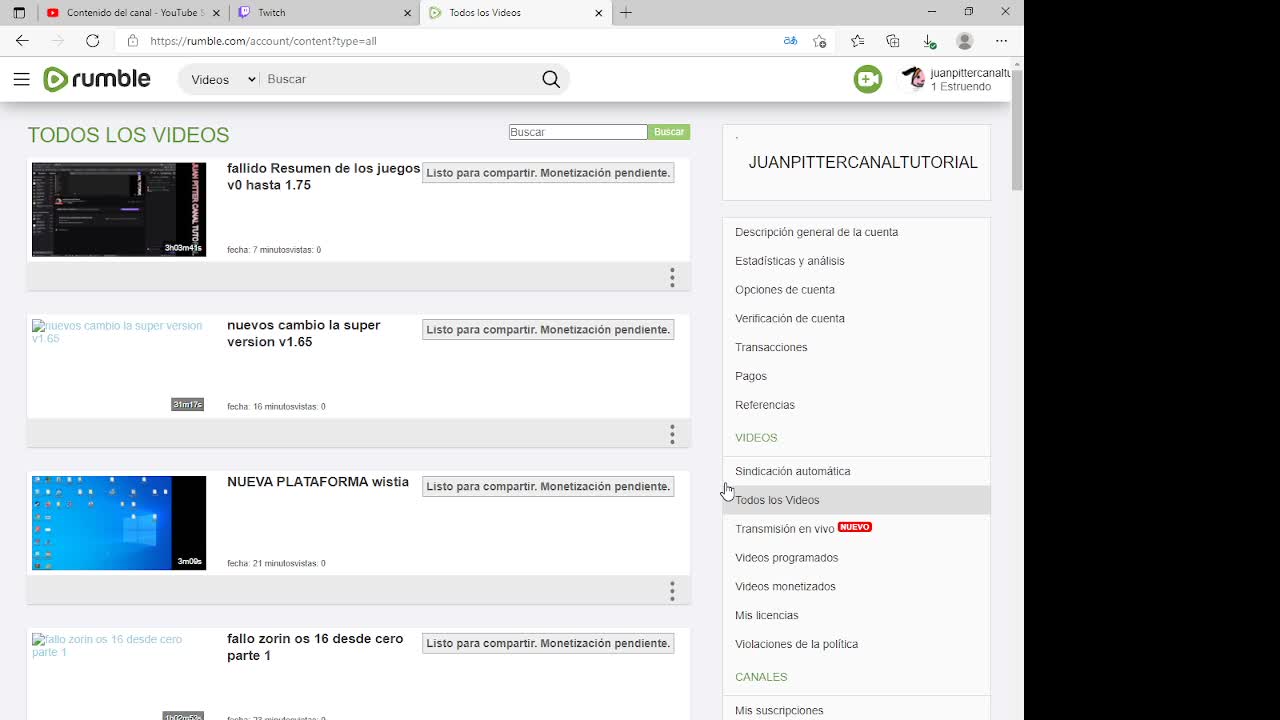 apertura nuevo canal secundario