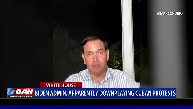 Biden admin. apparently downplaying Cuban protests