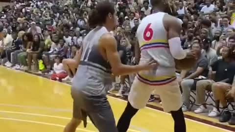 This hooper tried to get under LeBron’s skin