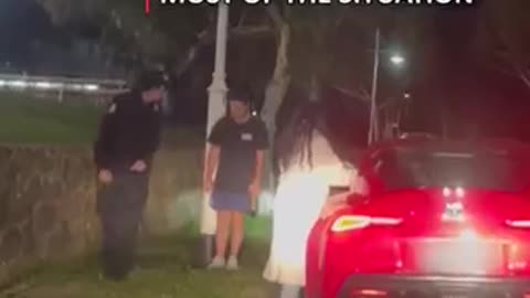 Cop Pulls Over Car . Catches Wife Cheating