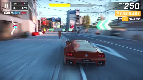 Asphalt 9: Volkswagen W12 Coupé Rodada 4 Osaka- 2⭐️Corrida do Rato