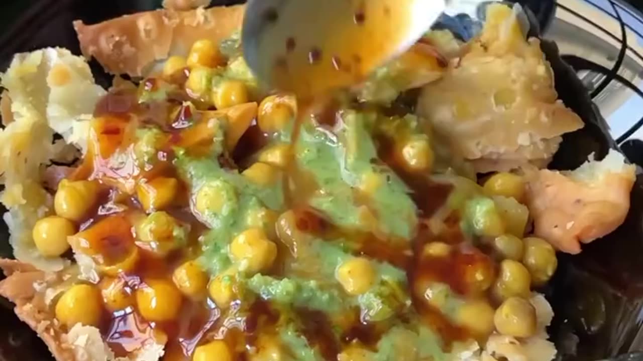 Samosa Chaat- Tasty Food Shorts 53