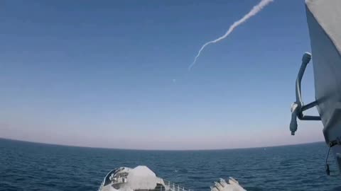 Russian 'Admiral Essen' frigate destroyed the Ukrainian Bayraktar drone off the coast of Crimea