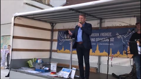 KARSTEN HILSE, MdB, AfD - BAUTZEN, Kornmarkt, 17 06 2024, 176. MAHNWACHE 🕊 - Bürgermikrofon