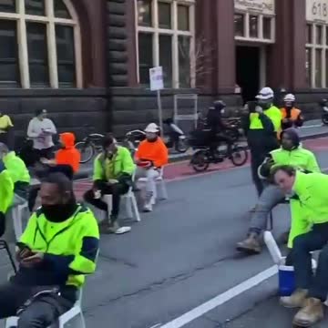 Austrailia Construction Workers PROTEST