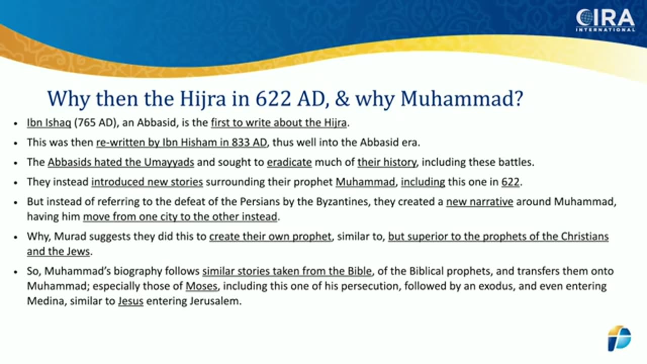 54 THE HIJRA A 9th century Abbasid Invention! (#9)