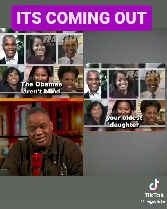 🚨🚨🚨Why do Obama’s daughters look exactly like the Obama foundation's...