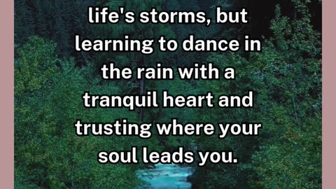 it's easy to forget that peace is not just a destination but the natural state of our soul.