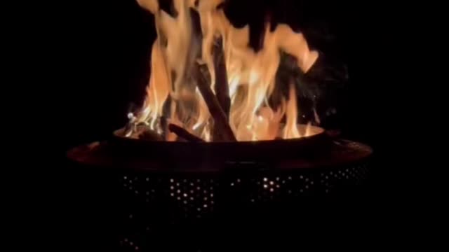 fire sound in dark campfire 🥰relaxing, #nature #anyworld #relaxing #enjoying #adventure subscribe🙏