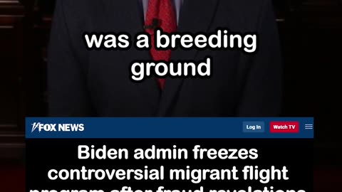 Biden Harris Admin Freezes Migrant Flight Program after Fraud Revelations