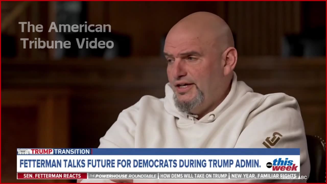 WATCH: Fetterman Says He’s “Not Rooting Against” Trump, Praises His “Fearlessness”