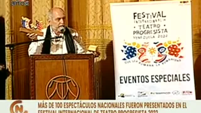 El dramaturgo Armando Carías fue reconocido en el Festival Internacional de Teatro Progresista