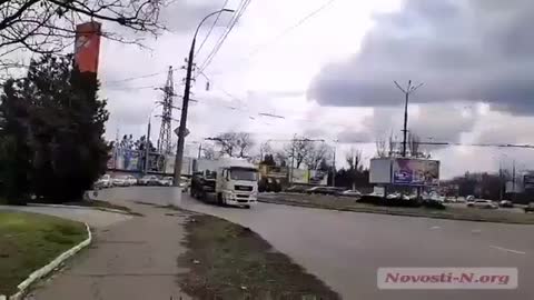 Ukraine War - Captured Russian Vehicles Been Transported