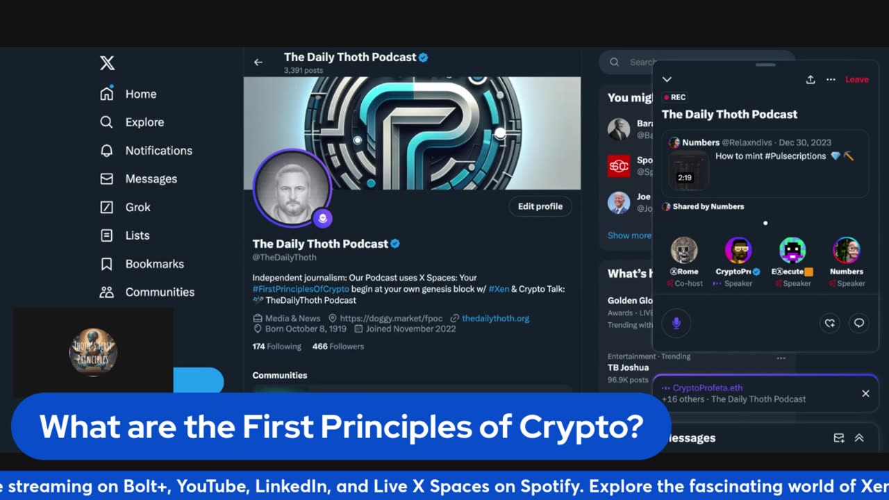 Xen #Crypto Talk: The Daily Thoth Podcast