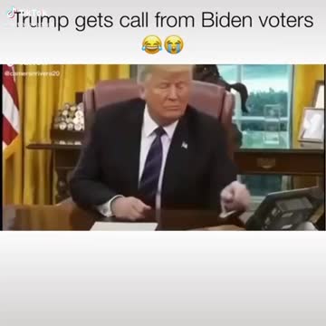 Joe Biden supporters calling trump