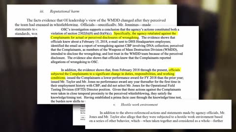 Government memo confirms whistleblowers were targeted