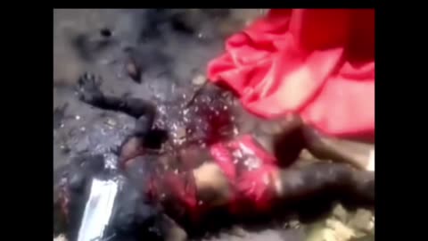 Children killed by the Kiev Regime in a park, Donietsk, 2014