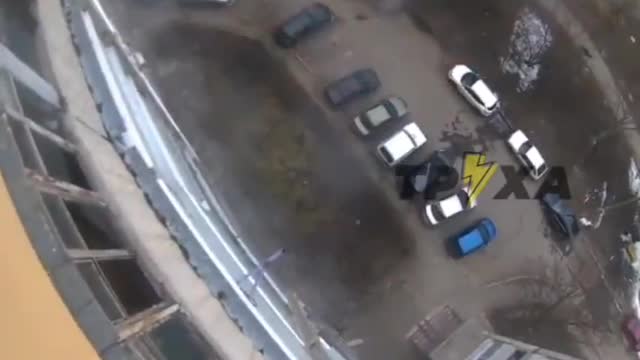 Russian cluster munitions landing in civilian areas in Kharkiv part 2