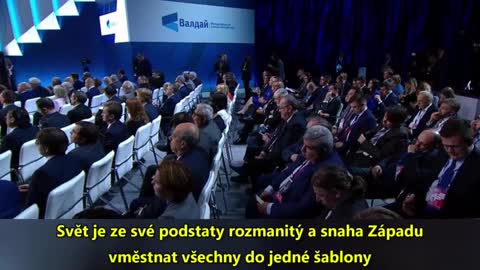 Exkluzivní překlad projevu Vladimira Putina na Valdajském fóru 27.10.2022