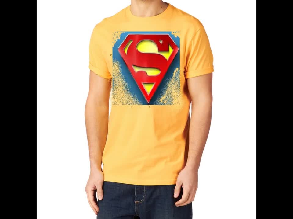 Superman Printed Charcoal Colour T Shirts