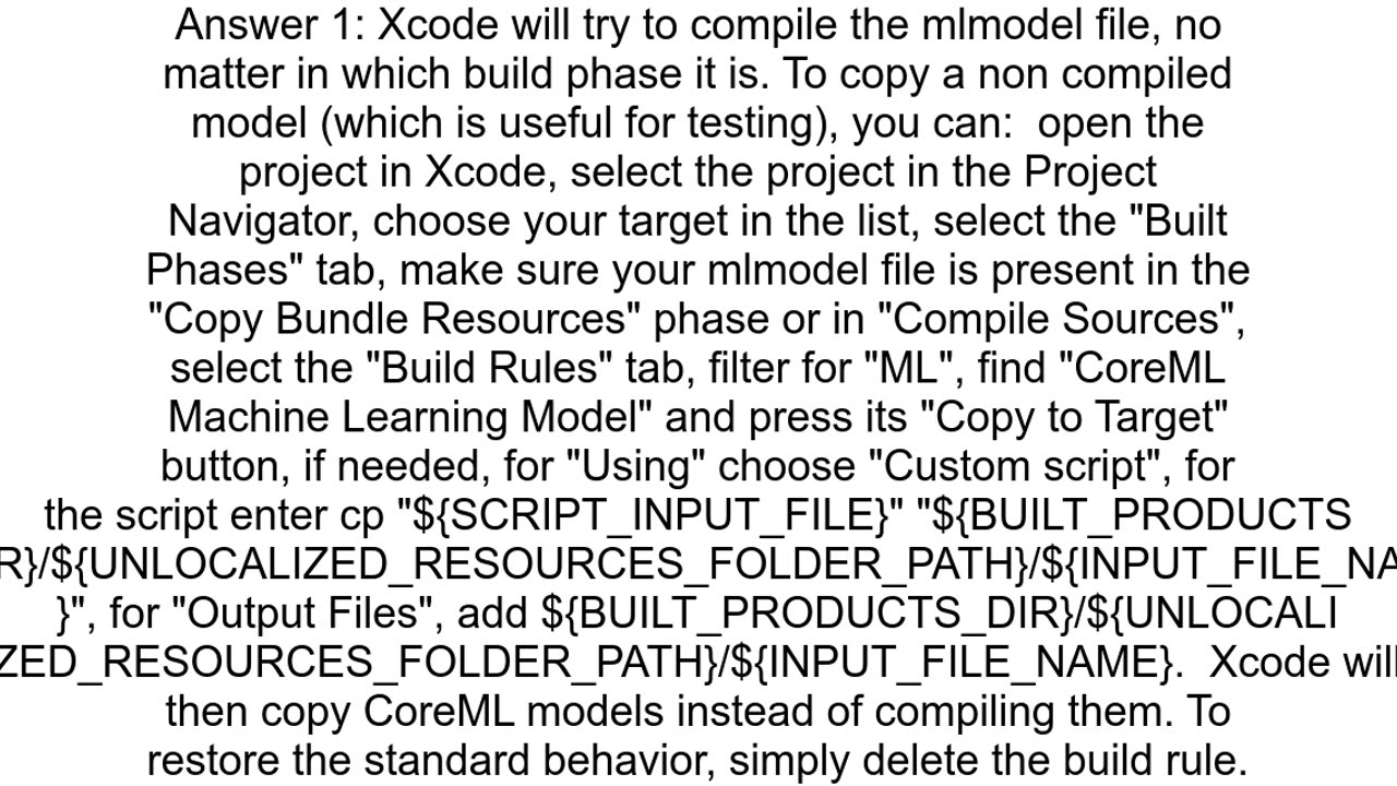 How to add uncompiled mlmodel to Xcode UnitTests bundle