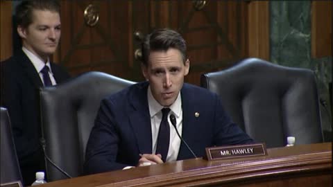 Sen. Hawley SLAMS Biden's Judicial Nominee Over Boys in Girls Bathrooms