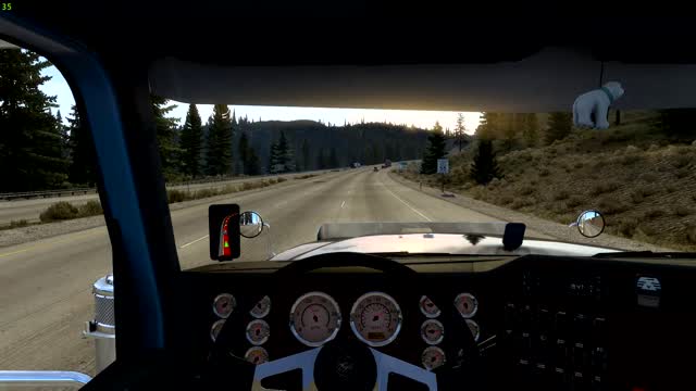 American truck simulator 1.44 beta I-80 west of Reno