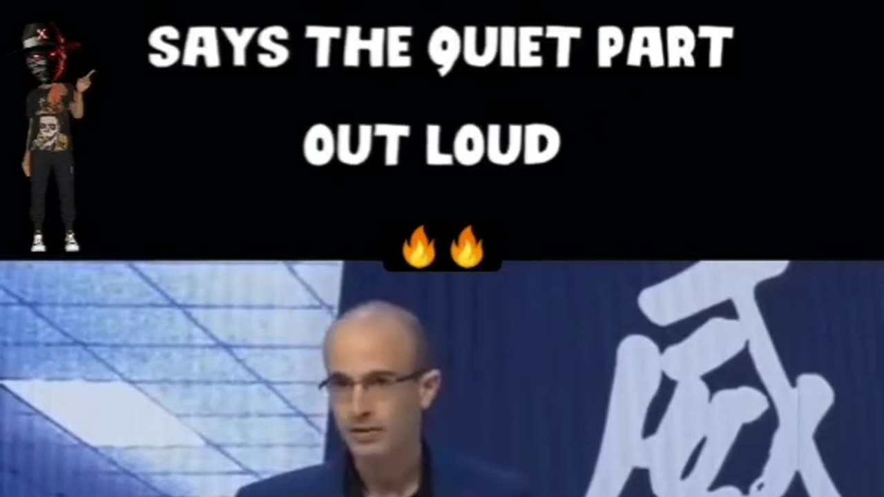 WEF Puppet - Yuval Noah Harari – Accidentally Says the Quiet Part Out Loud