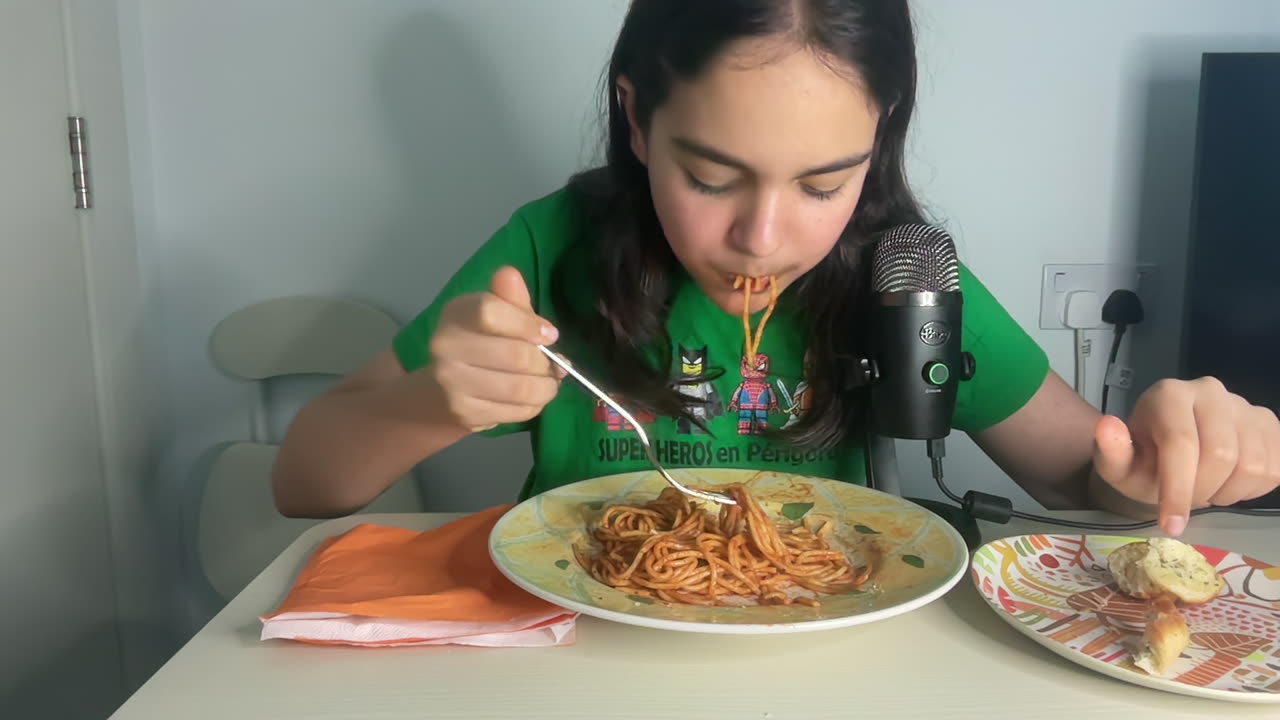 ASMR PASTA [SPAGETTHI] mukbang part 2