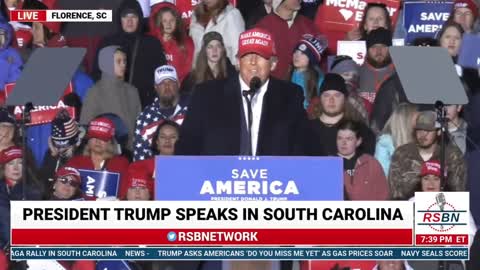 Highlights of Donald J. Trump Save America Rally in Florence, SC