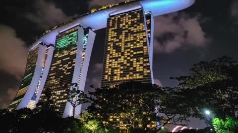 Singapure at night photo slideshow