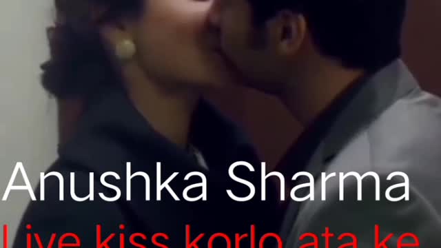 Anushka Sharma live kiss