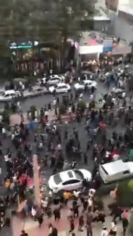 Tehran, Iran citizens take over. Government has lost control.