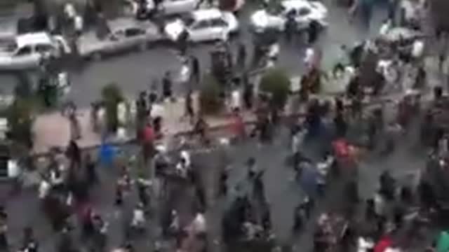 Tehran, Iran citizens take over. Government has lost control.