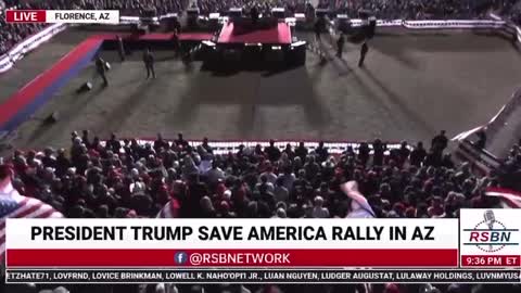 AZ RALLY TRUMP ''We’re not gonna take it anymore''