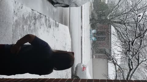snow in Austin 2