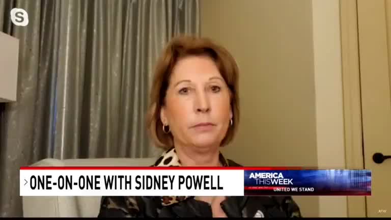 Sidney Powell on America this Week. There is evidence of tampering when Voting machines online.