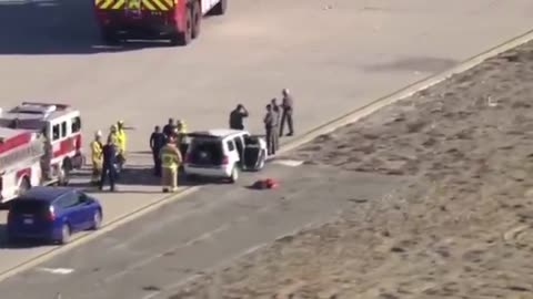 LAPD helicopter crashes at Los Alamitos Joint Forces Base in California