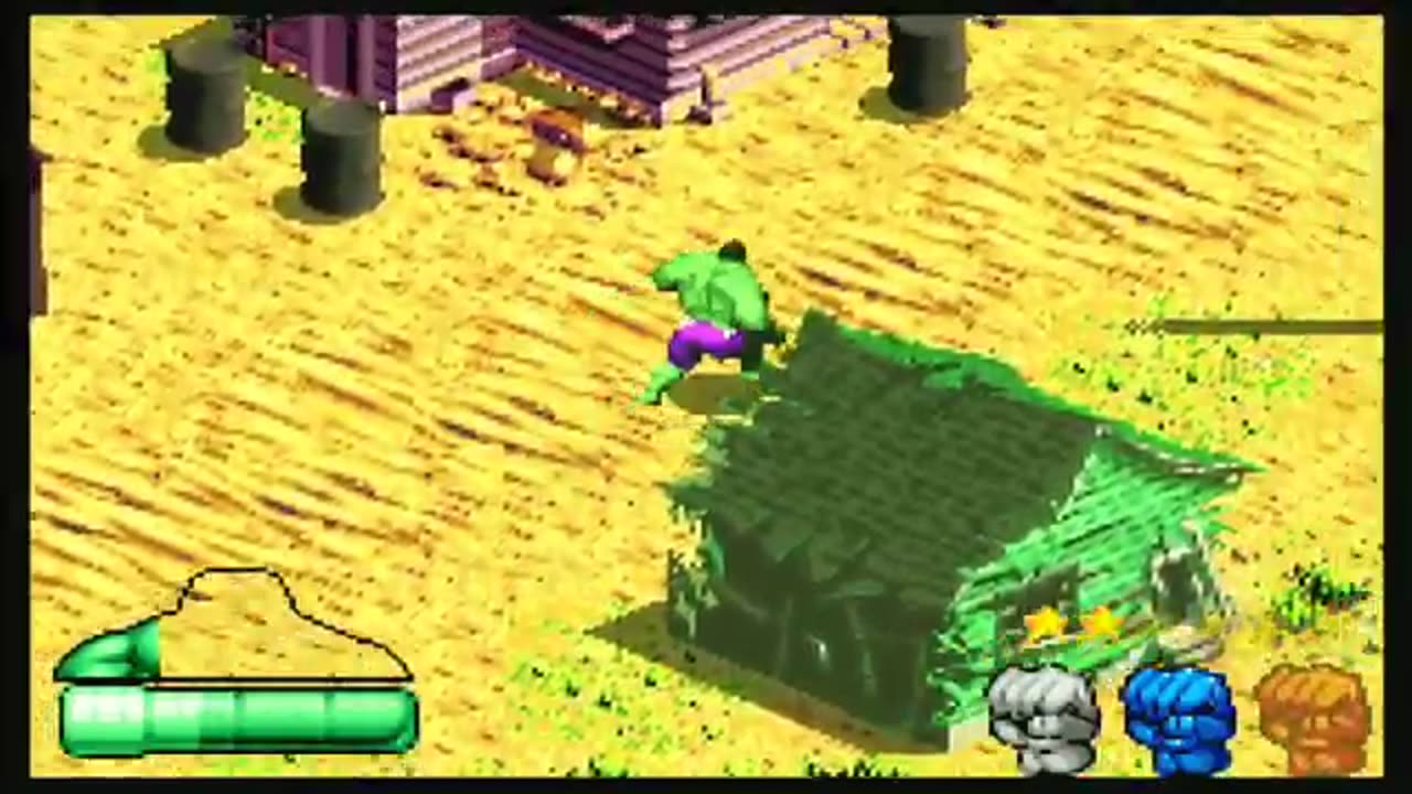 The Incredible Hulk GBA Playthrough Nintendo Gameboy Advance